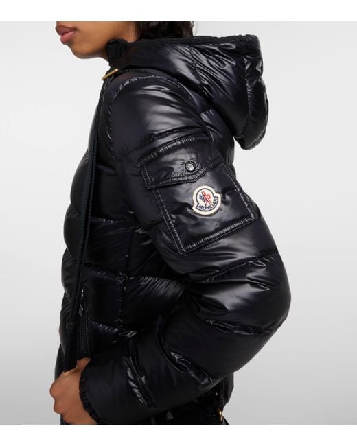 Moncler Black Gles Quilted Down Jacket