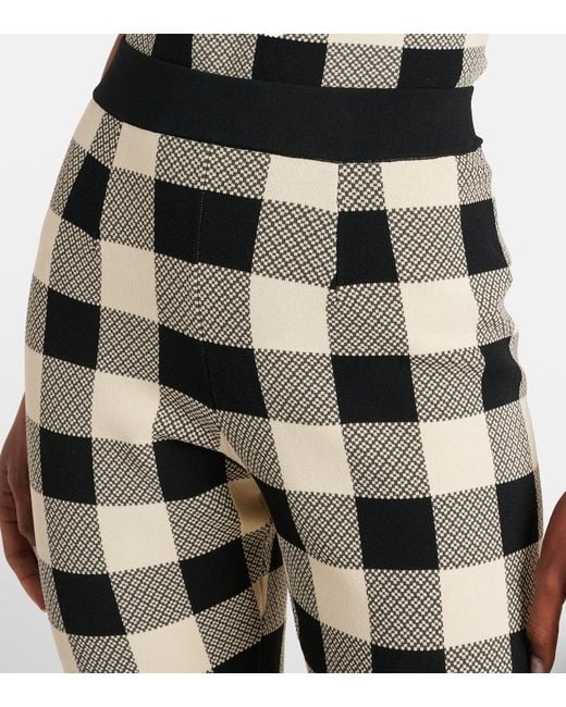 Posse Multicolor Pippa Checked Flared Pants
