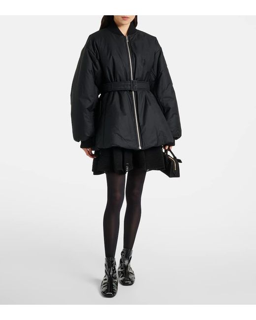 Alaïa Black Sneaker Faux Patent Leather Ankle Boots