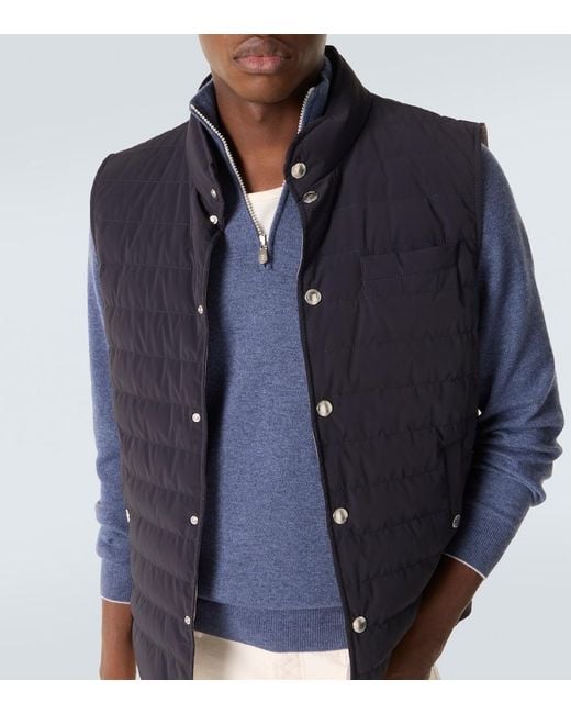 Pullover di Brunello Cucinelli in Blue da Uomo