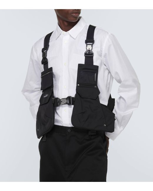 Junya Watanabe Black X Mxdvs Cargo Vest for men