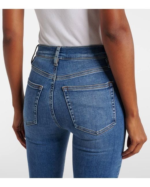 FRAME Blue Slim Jeans Le High Straight