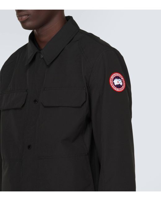 Canada Goose Black Burnaby Chore Utility Jacket for men