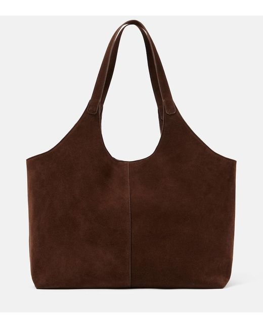 Aesther Ekme Brown Cabas Supple Xl Suede Tote Bag