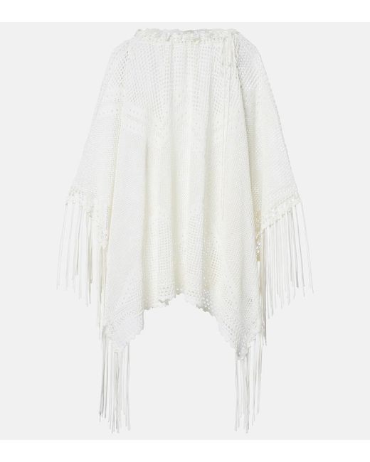 Isabel Marant White Metilia Crochet Minidress