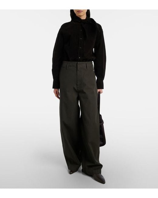 Herbert Levine Brown Homebody Leather Mules