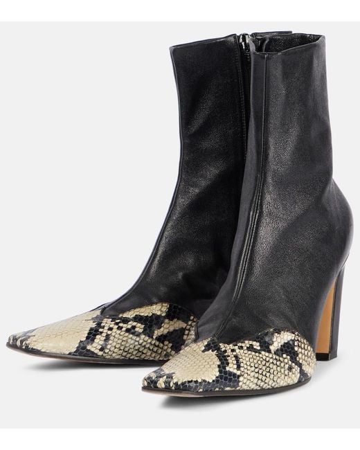 Khaite Black The Nevada Stretch High Boot
