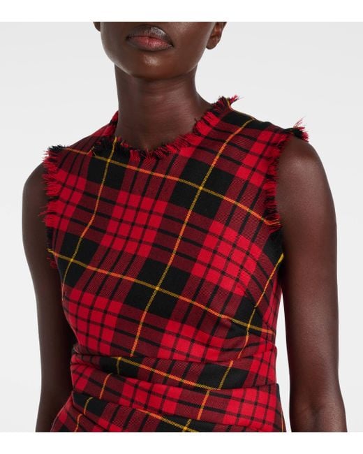 Mcqueen tartan dress 2025