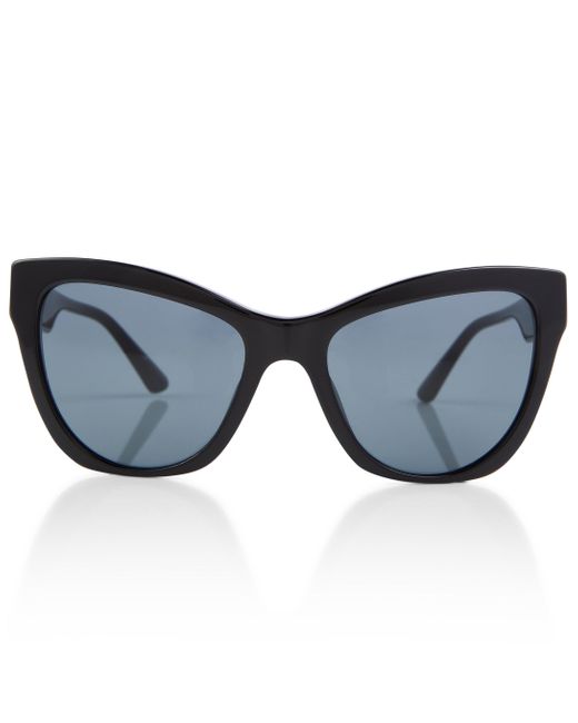 Damen Accessoires Sonnenbrillen Versace Synthetik Cat-Eye-Sonnenbrille La Greca in Blau 