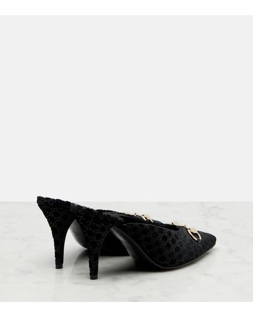 Gucci Black Mule With Horsebit, Size 35 It