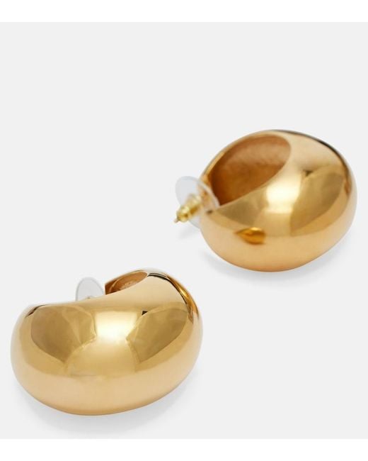 Isabel Marant Natural Shiny Crescent Earrings