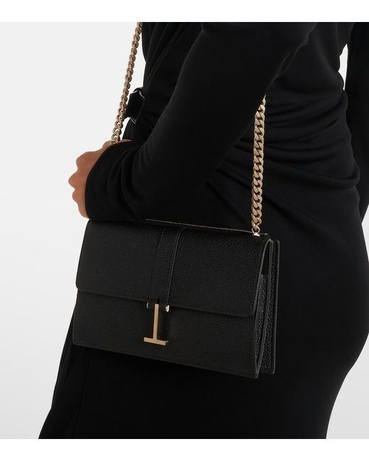 Tom Ford Black Kara Mini Leather Shoulder Bag