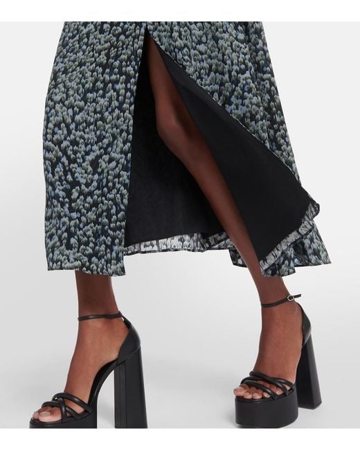 Altuzarra Gray Lillian Printed Silk Midi Dress