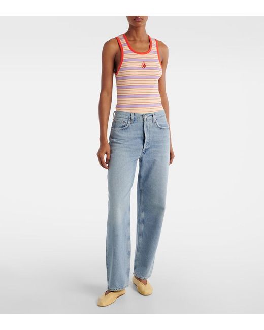 Jean Wide Henson Agolde en coloris Blue