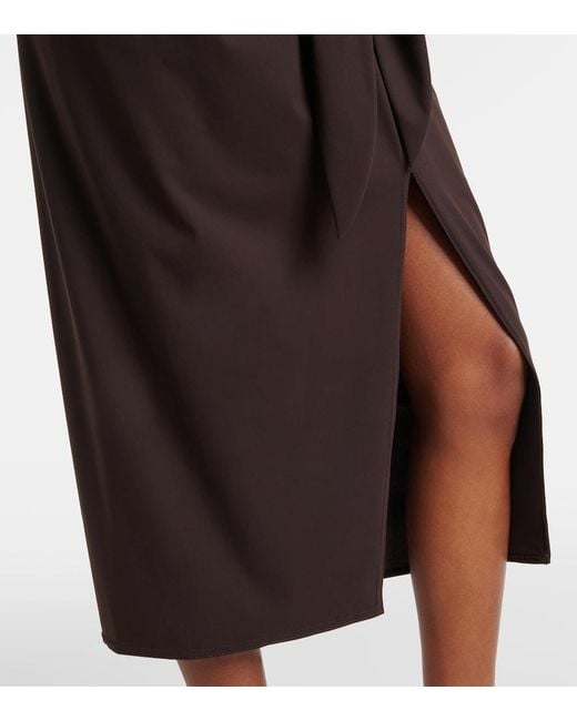 Karla Colletto Brown Basics Beach Cover-Up