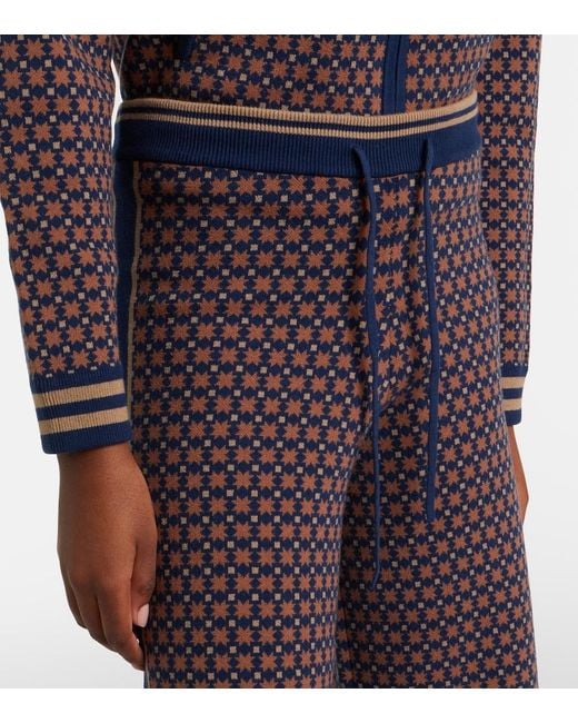 The Upside Purple Lumiere Juniper Cotton-Blend Sweatpants