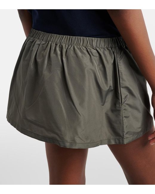 Miu Miu Black Technical Miniskirt
