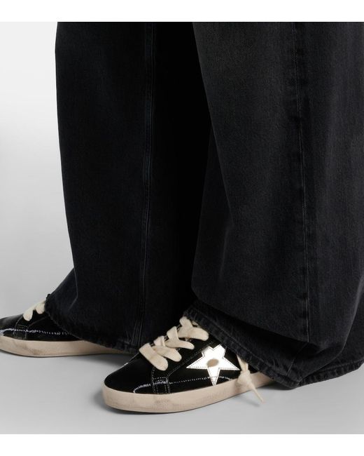 Golden Goose Deluxe Brand Black Super Star Ltd Suede Sneakers