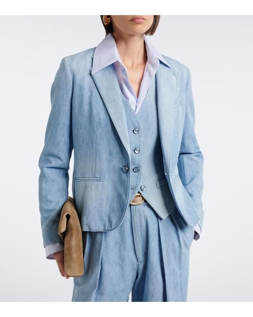 Ralph Lauren Blue Denim Blazer