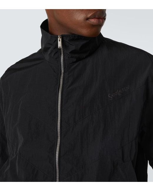Chaqueta Con Cremallera Saint Laurent de hombre de color Black