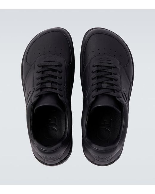 Loewe Black Jambo Leather Sneakers for men