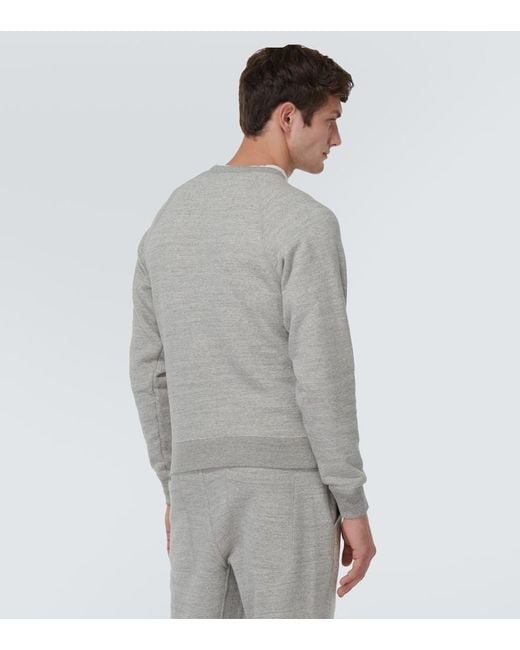 Tom Ford Sweatshirt Aus Baumwolle in Gray für Herren