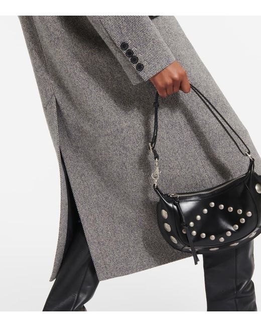 Isabel Marant Gray Double-Breasted Tailored Coat