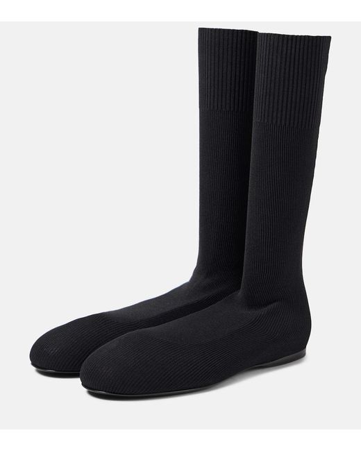 Proenza Schouler Blue Tee Knit Sock Boots