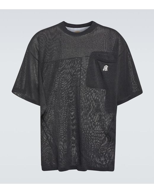 T-shirt oversize in maglia di Undercover in Black da Uomo