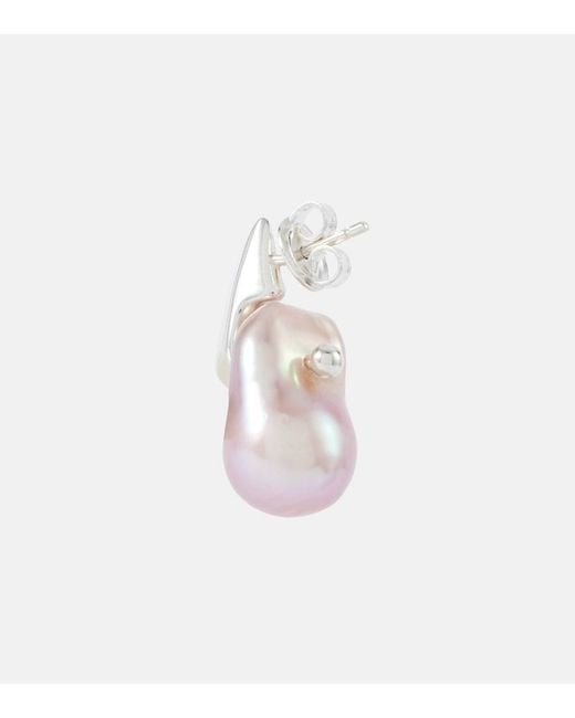 Bottega Veneta Pink Pearl Earrings