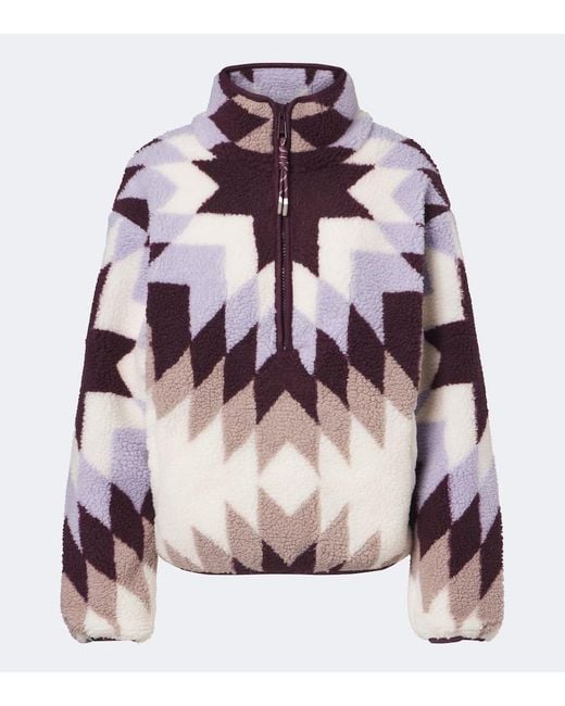 The Upside Multicolor Harlow Teddy Sweatshirt