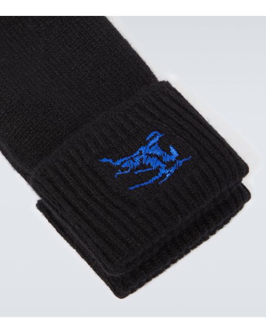 Burberry Black Ekd Cashmere-blend Gloves for men