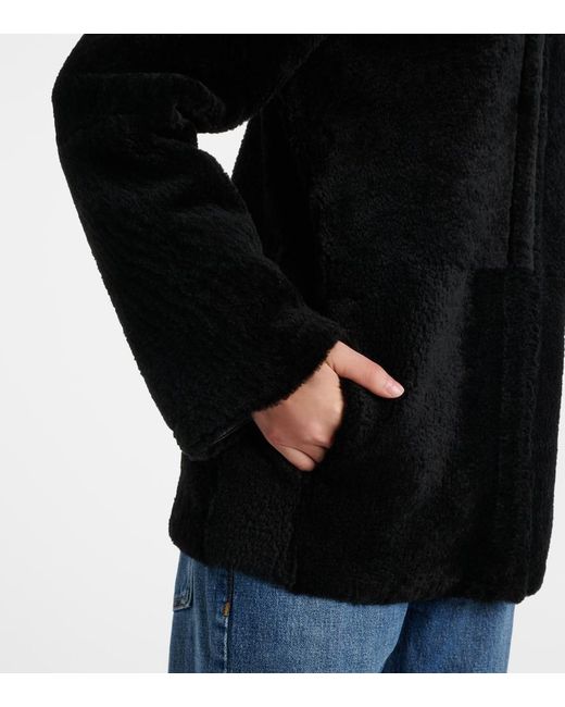 Totême Black Shearling Jacket