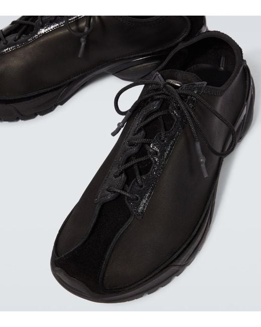 Sneakers Klove in pelle con suede di Our Legacy in Black da Uomo