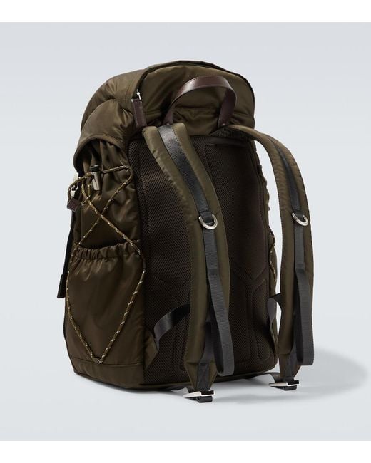 Prada Green Speedrock Re-Nylon Backpack for men