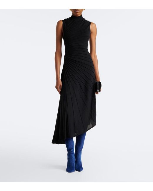 Gianvito Rossi Blue Suede Knee-High Boots