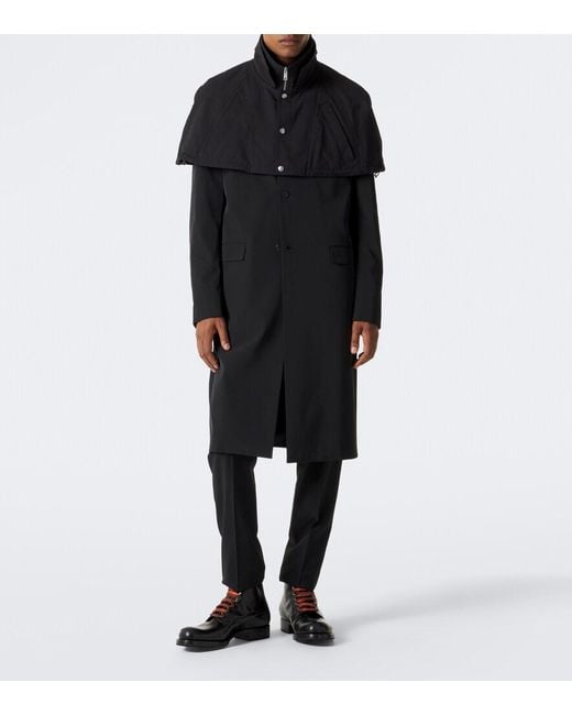 Prada Black Leather Lace-Up Boots for men