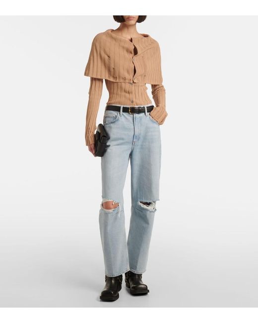 Citizens of Humanity Blue Miro High-Rise Wide-Leg Jeans