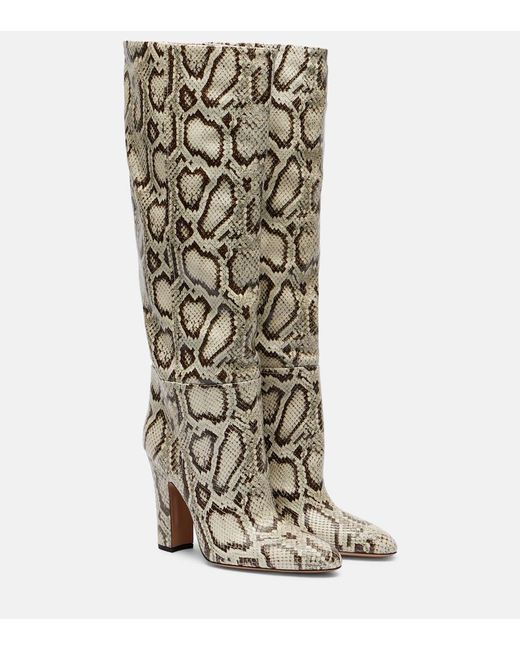 Botas Altas Lavinia 100 De Piel Paris Texas de color Natural