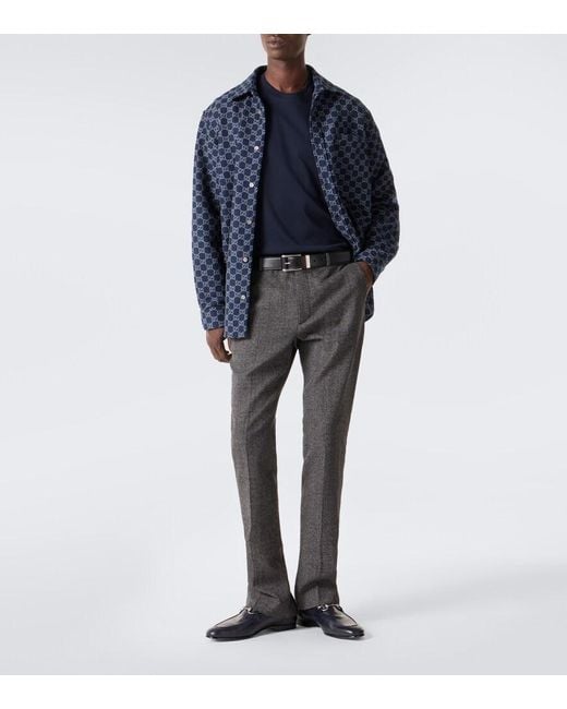 Gucci Loafer Mit Horsebit in Blue für Herren