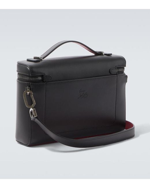 Christian Louboutin Black Kypipouch Leather Cross Body Bag for men