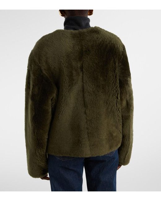 Blazé Milano Green Reversible Shearling Jacket