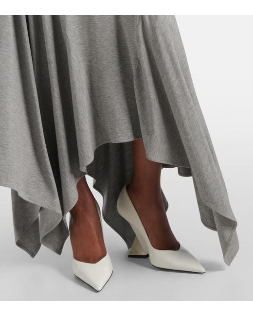The Attico White Cheope Leather Pumps