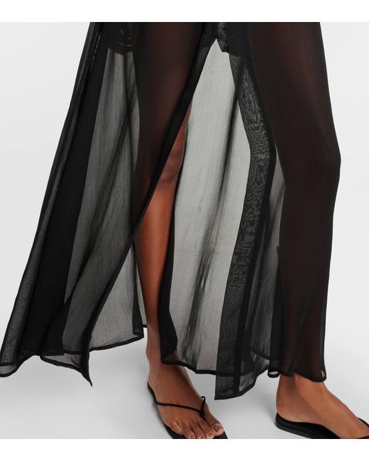 Vestido largo Betty Alexandra Miro de color Black