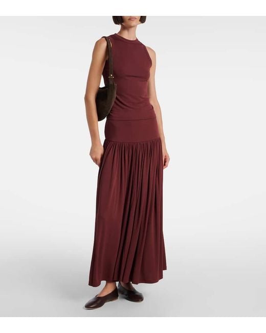 AYA MUSE Red Jersey Tank Top
