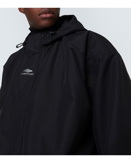 Balenciaga Black 'Skiwear' Parka for men