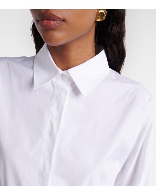 Max Mara White Tazzina Cotton Shirt