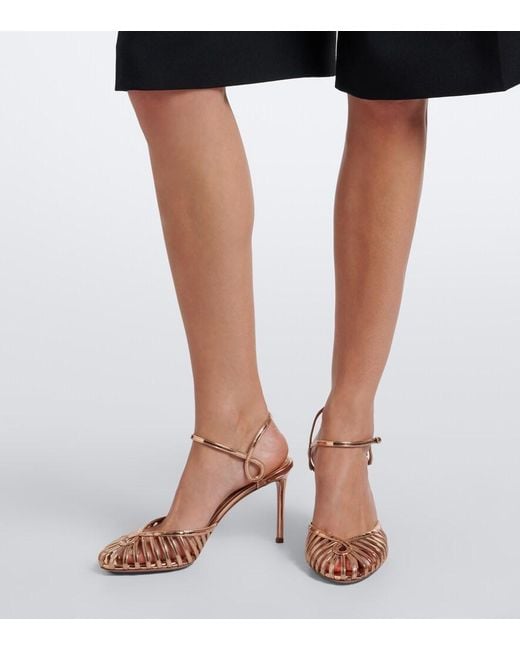 Aquazzura Pink Sweet Surrender Slingback Pumps