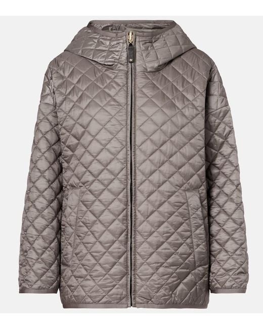 Max Mara Brown The Cube Leo Quilted Jacket