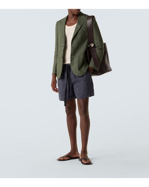 Blazer di Sunspel in Green da Uomo